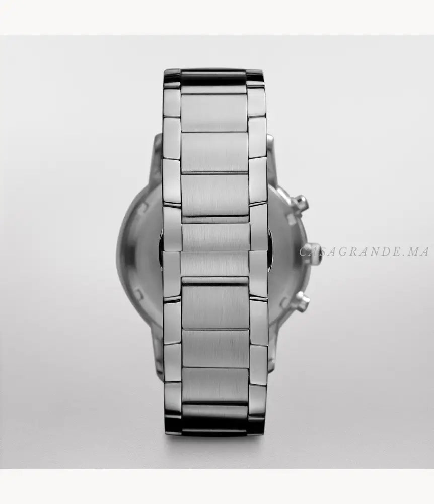 Emporio Armani Mens Quartz Stainless Steel Black Dial 46Mm Watch Ar2460 Watches